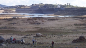 Folsom Lake Drought 2014
